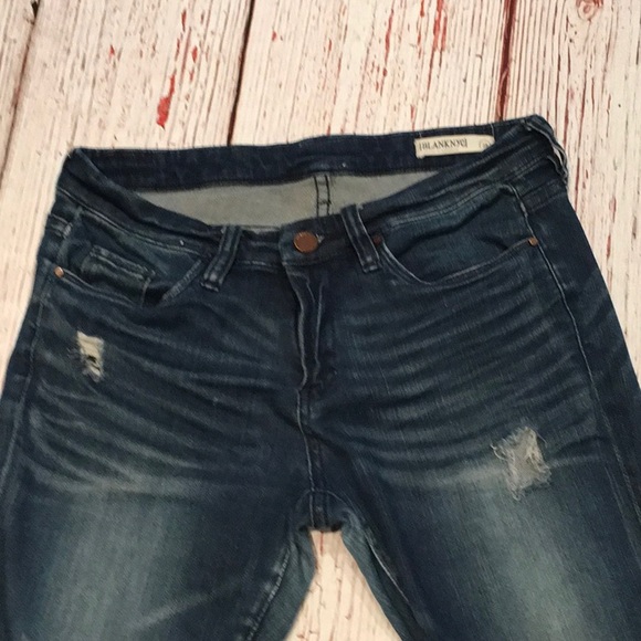 Blank NYC Skinny Classique Distressed Jeans, sz 28 - Picture 1 of 11